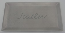 Vintage Statler Hotel Metal Change Wallet Keys Valet Tray picture