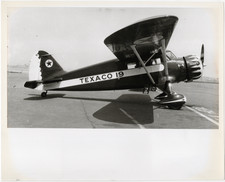 Texaco 19 Stinson Reliant SR-5F NC14156 Company Plane Vintage Photo 8x10 picture