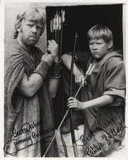 JEREMY BULLOCH and ROBBIE BULLOCH - Robin Of Sherwood - SWAU Certified picture