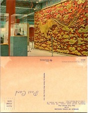 Dexter Press Linen Postcard Republic of China Pavilion NY Worlds Fair 1964 VTG picture