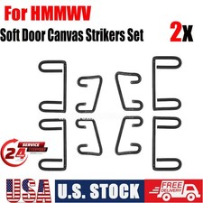 2x For HMMW V Soft Door Canvas Strikers Set - Left Right Front Rear Catch picture