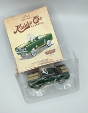 Hallmark Kiddie Car Classics Christmas Tree Ornament 1965 Ford Mustang Green picture