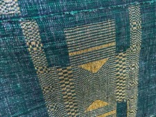 Wall Hanging Geometric Ethnic  Fabric Handmade 49”x75” Strips  8 1/2” Christmas picture