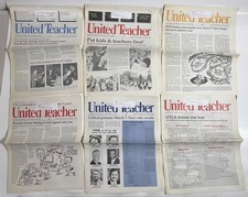 Vintage Lot of 6 United Teacher Newspapers (2000s) picture