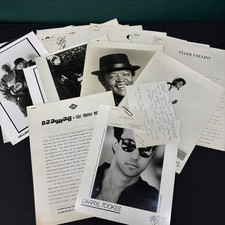 90s 80s Hip Hop R&B Promo Press Release Lot Bobby Brown DJ Jazzy Jeff Chunky A picture