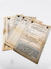 Lot of 4 Antique 1904 Chicago Telephone Company Bill Receipts Paper Ephemera picture