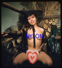 RARE VINTAGE 1950s 3-D STEREO KODACHROME COLOR SLIDE OF A NUDE MODEL picture