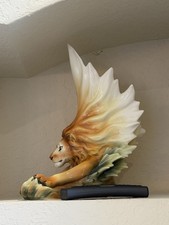 Franz Collection Porcelain Jungle Vase Lion picture
