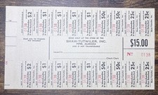Vintage Store Coupon Book - Shaw-Tutwiler Inc. - Piper Alabama 1940s picture