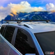OMAC Roof Rack Cross Bars for Car, SUV, Truck 165Lbs fits Raised Roof Rails 47 - picture