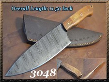Custom Handmade Damascus Steel 11.5 Inch Chef Knife- Kitchen Knife ,Wood Handle picture