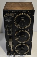 WW1 1917 General Electric 1917 Type D Receiving Crystal Set Signal Corps picture