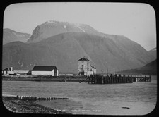 Magic Lantern Slide BEN NEVIS FROM CORPACH C1890 VICTORIAN PHOTO SCOTLAND  picture