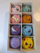 Pokemon Center Together for the Holidays Ornament Full Collection Set of 8 picture