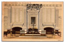 Interior Of Independence Hall Philadelphia PA Stamp Baltimore MD picture