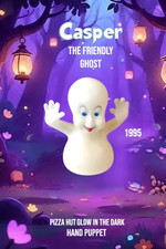 Vintage Casper The Friendly Ghost Glow In The Dark Hand Puppet Pizza Hut 1995 picture