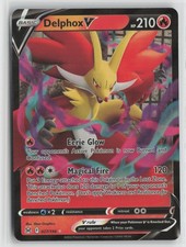 Delphox V Ultra Rare Holo SWSH11 027/196 NM picture