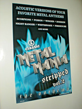 Metal Mania Poster vh1 classic heavy stripped vol 2 firehouse winger rock the Z picture