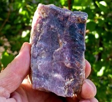 Raw Purple Fluorite Uv Reactive Fluorescent Mineral picture