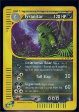 Pokemon AQUAPOLIS - #40/147 Tyranitar - Reverse Holo - ENG - Damaged picture