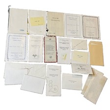 Vintage American School Lima Peru Ephemera Lot 1981-1985 Colegio Roosevelt Paper picture