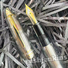 [Excellent++] MONTBLANC Meisterstück Solitaire Silver Fountain Pen 149 picture