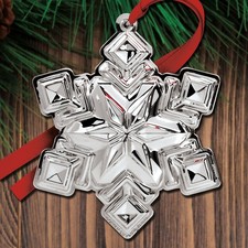 New 2026 Gorham Snowflake 57th Edition Sterling Ornament NIB picture