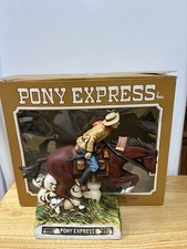 Rare McCormick 1978 Pony Express Rider On Horse Decanter With Box picture