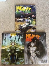 Heavy Metal Comic Book Magazine LGY #’s 321, 323 + Variant 3 Books #’s 1 & 3 Hot picture