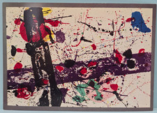Sam Francis Untitled MOCA LA Temporary Contemporary Abstract Art Postcard Unused picture