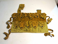 Original WWI US Army 11-Pocket Grenade Vest May 1918 Unissued AEF Doughboy picture