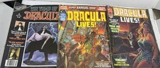 Three vintage Dracula lives/tomb Of Dracula vampire comics/magazines/marvel picture