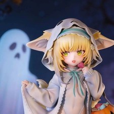 22cm Arknights Halloween Suzuran Ghost Lily Anime PVC Figure Statue Toy picture