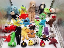 Plush Lot Of 33 AMELA-DISNEY-MOJANG-SUGARLOAF-AMSCAN-ANIMAL ALLEY-ANGRYBIRDS picture
