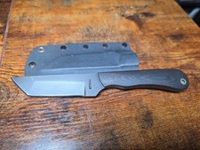 Ricky Fowler Tanto Fixed Blade Knife Camo Micarta Scales. #1407 Kydex Sheath picture