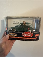 Coca-Cola Matchbox Collectible Green Diecast. Box Rough. Still New. picture