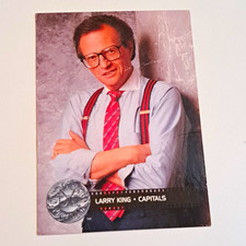 Pro Set 1992 Pro Set NHL Washington Capitals Larry King Celebrity Captain #292 picture