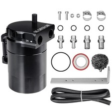 300 ml Aluminum Oil Catch Can Kit Black picture