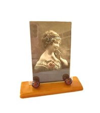 Antique Art Deco Table Top Photo Picture Frame picture