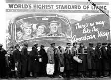 1937 World’s Highest Standard of Living  5X7 Borderless DEPRESSION ERA Photo picture