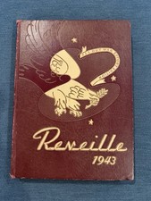Mississippi State Reveille 1943 HC WWII Wartime Annual State College MS picture
