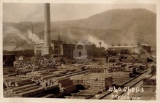 B&O Railroad Shops Keyser West Virginia RPPC Photo Postcard COPY picture