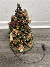 Vintage Danbury Mint English Bulldog Christmas Tree 2006 Discontinued Rare picture