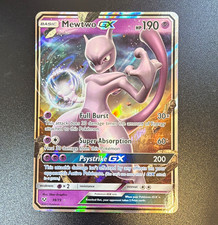 The Pokémon Company Pokémon TCG Mewtwo GX 39/73 Shining Legends Holo UR 190HP  picture