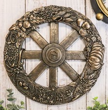 Wheel of The Year Wall Plaque Eight Pagan Festivals Sabbats By Maxine Miller picture