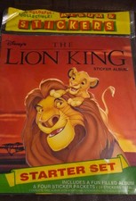 The Lion King Panini 24 Sticker Album Starter Set Unused In Original Packaging picture