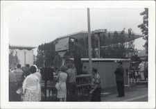 1950s Two RCA TK Cameras at an Outdoor Live TV Show Photograph Kodak Paper picture