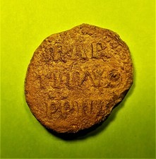 POPE MARTINUS IV BULLA Lead Seal (Papstbulle Bleisiegel) - 1281/1285 - Medieval picture