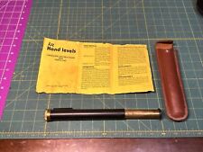 RARE Vintage Kuker-Ranken KR 710-S telescoping hand level leather case & manual picture