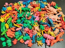 Showa Era KIN Keshigomu Figures 200+ Vintage Collectible Bulk Lot picture